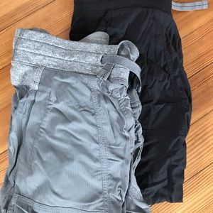 Lululemon ivivva pants! 2 pairs, Black & gray!!